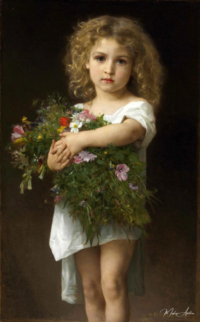 Niño sosteniendo flores – William Bouguereau William Bouguereau 2025-05-16