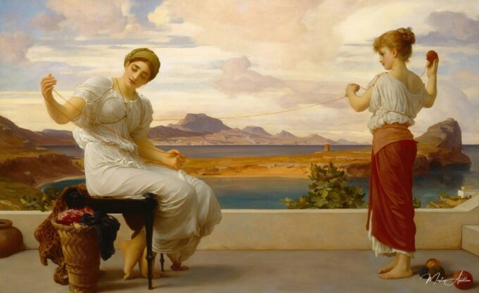 Enredar el ovillo – Frederic Leighton Frederic Leighton 2025-05-20