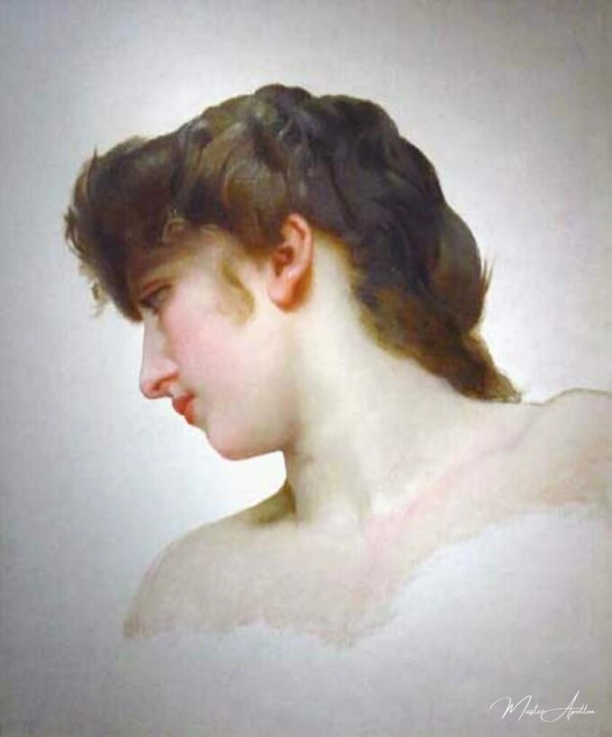 Estudio de la cabeza de un rostro femenino rubio – William Bouguereau William Bouguereau 2025-05-20