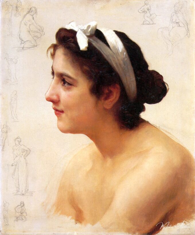 Estudio de una mujer para ofrecer al amor – William Bouguereau William Bouguereau 2025-05-20