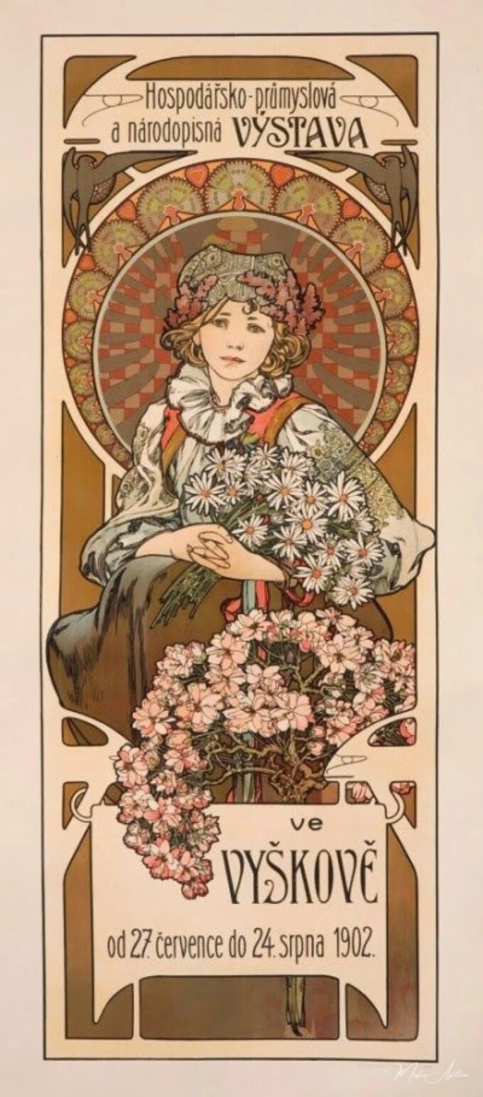Exposición de carteles en Vyskov – Mucha Alfons Mucha 2025-03-15