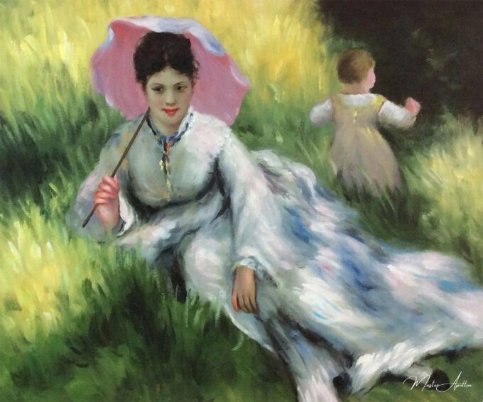 Mujer con sombrilla y niño – Pierre-Auguste Renoir Pierre-Auguste Renoir 2025-05-09
