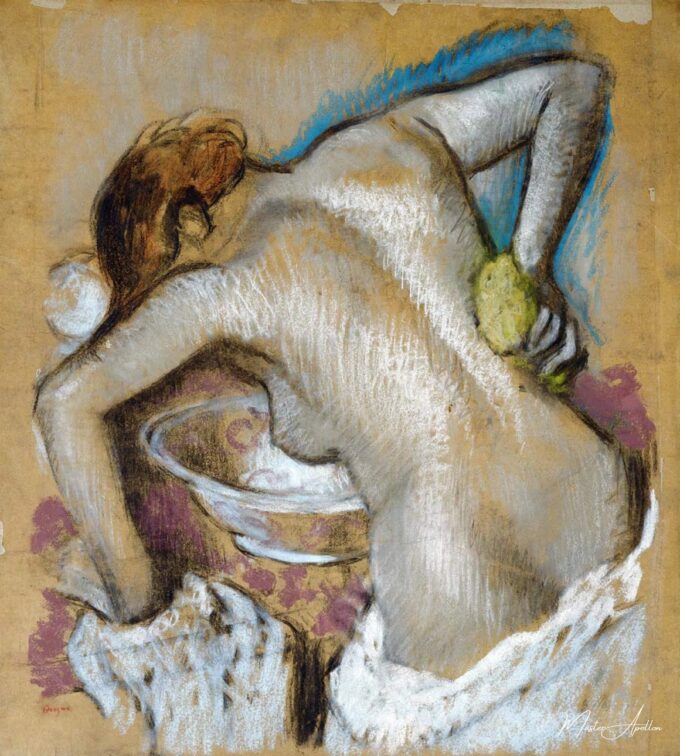 Mujer en su tocador esponjándose la espalda – Edgar Degas Edgar Degas 2025-05-30