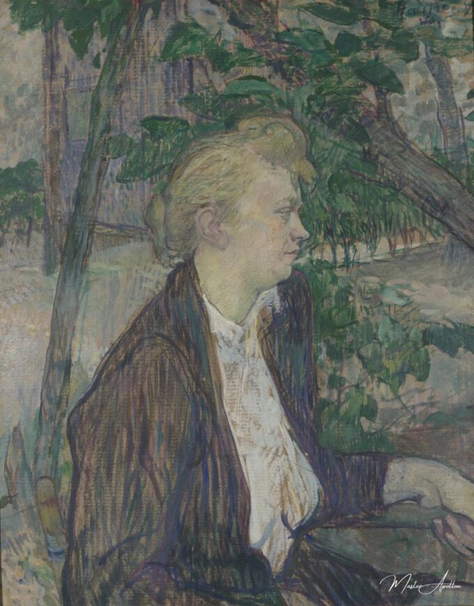 Mujer sentada en un jardín – Toulouse Lautrec Henri de Toulouse-Lautrec 2025-05-21