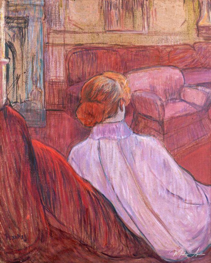 Mujer sentada en un banco de arena – Toulouse Lautrec Henri de Toulouse-Lautrec 2025-05-21