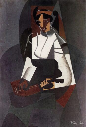 Mujer con mandolina, según Corot – Juan Gris Juan Gris 2025-05-22