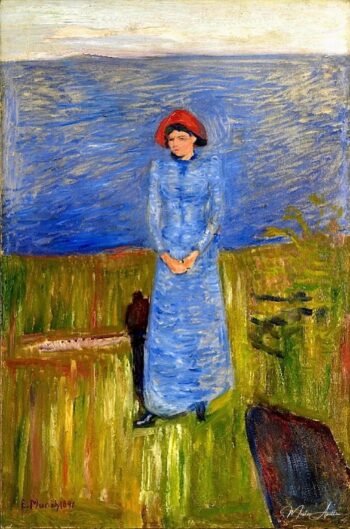Mujer con un sombrero rojo en el fiordo – Edvard Munch Edvard Munch 2025-05-22