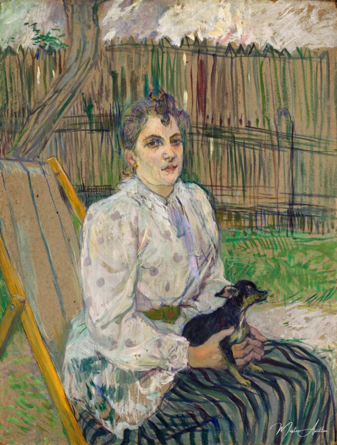 Mujer con un perro – Toulouse Lautrec Henri de Toulouse-Lautrec 2025-05-21