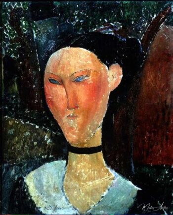 Mujer con un collar de terciopelo – Amadeo Modigliani 2025-05-22