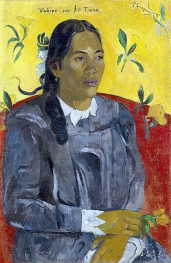 Mujer con una flor – Paul Gauguin Paul Gauguin 2025-05-22