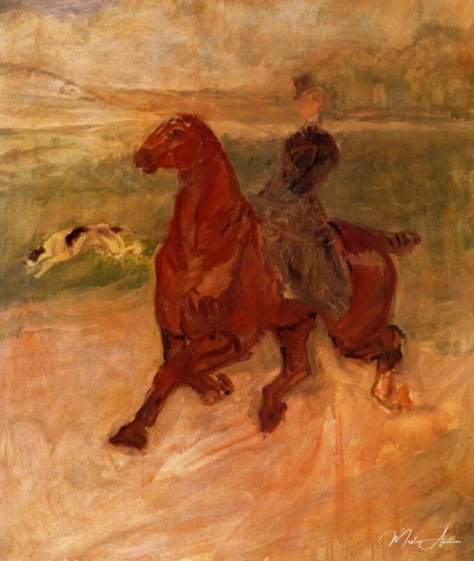 Mujer a caballo y perro – Toulouse Lautrec Henri de Toulouse-Lautrec 2025-05-21