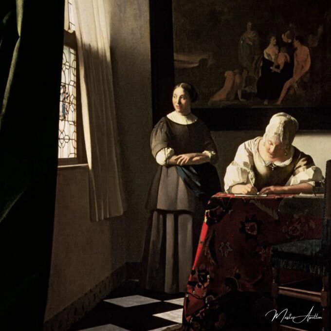 Mujer escribiendo una carta y su sirvienta – Johannes Vermeer Johannes Vermeer 2025-05-19