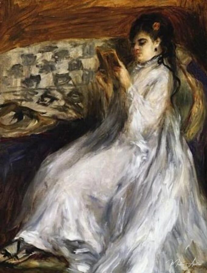 Mujer de blanco que lee – Pierre-Auguste Renoir Pierre-Auguste Renoir 2025-05-09