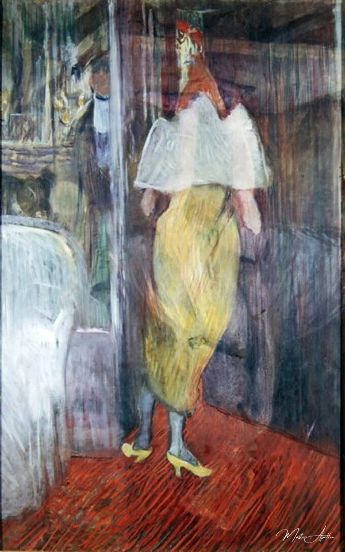 Mujer entrando en un vestíbulo en el teatro – Toulouse Lautrec Henri de Toulouse-Lautrec 2025-05-21