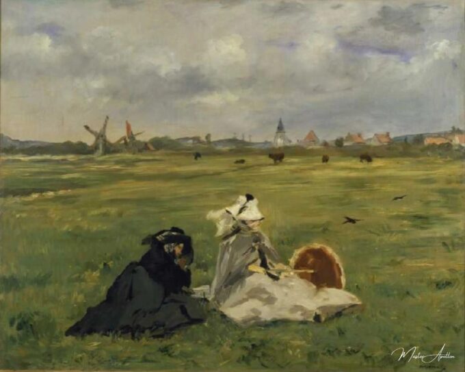 Mujer y madre del artista en un prado – Edouard Manet Édouard Manet 2025-06-01