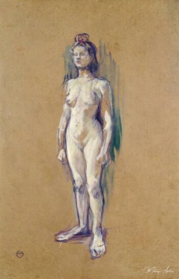 Mujer desnuda de pie – Toulouse Lautrec Henri de Toulouse-Lautrec 2025-05-22