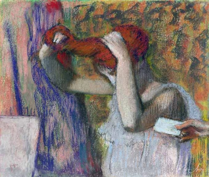 Mujer peinándose, la carta – Edgar Degas Edgar Degas 2025-05-30
