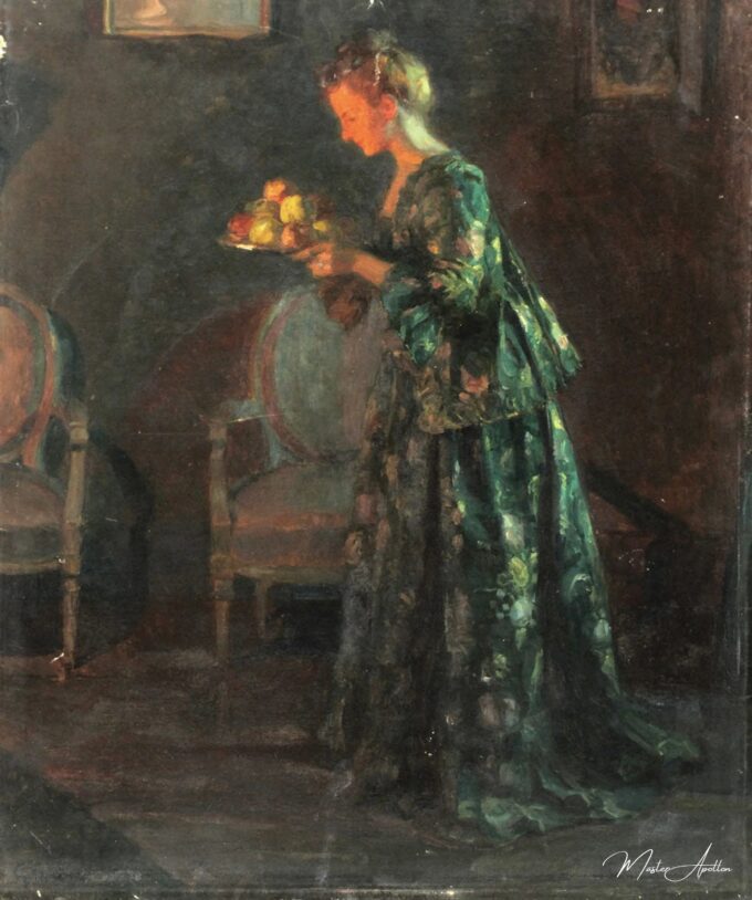 Mujer sirviendo frutas – Jules Grün Jules Grün 2025-05-09