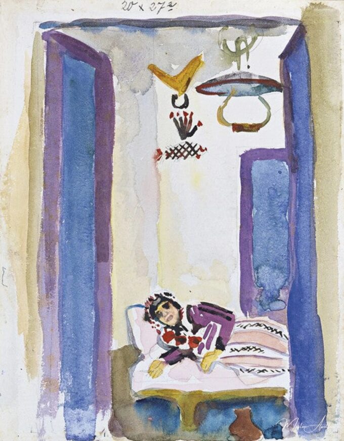 Mujer en un diván – August Macke August Macke 2025-05-01 2