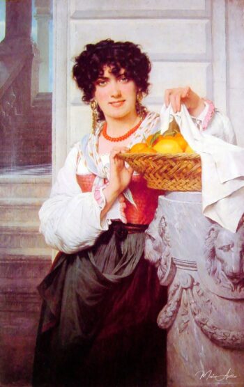 Niña con cesta de naranjas y limones – Pierre Auguste Cot Pierre-Auguste Cot 2025-05-17