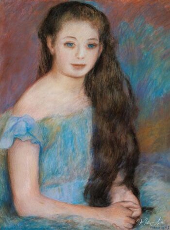 Chica de cabello negro con ojos azules – Pierre-Auguste Renoir Pierre-Auguste Renoir 2025-03-12