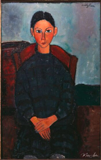 Niña con un delantal negro – Amadeo Modigliani 2025-05-17