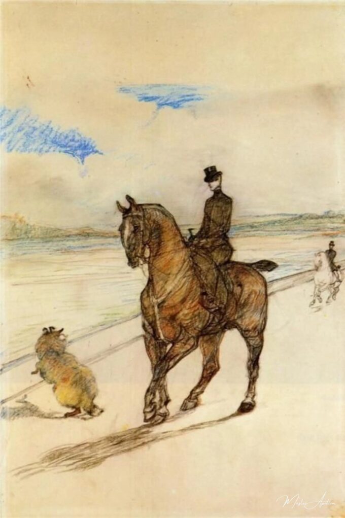 Hija de caballo – Toulouse Lautrec Henri de Toulouse-Lautrec 2025-05-21