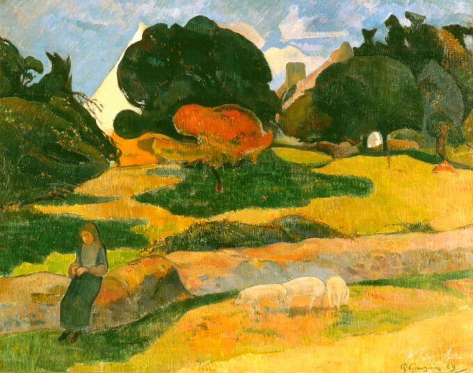 Niña cuidando cerdos – Paul Gauguin Paul Gauguin 2025-05-16