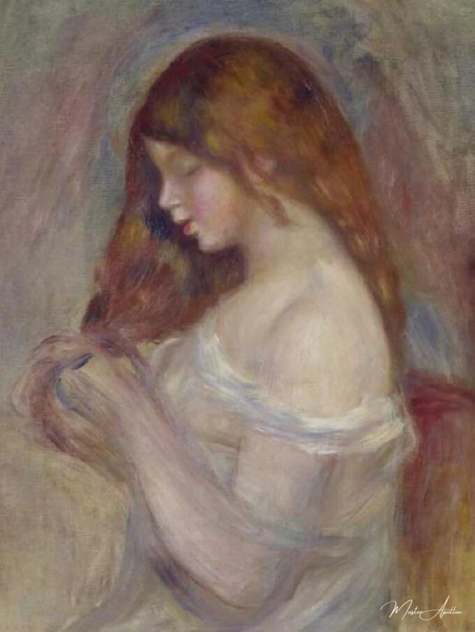 Niña, jugando con su cabello – Pierre-Auguste Renoir Pierre-Auguste Renoir 2025-04-17