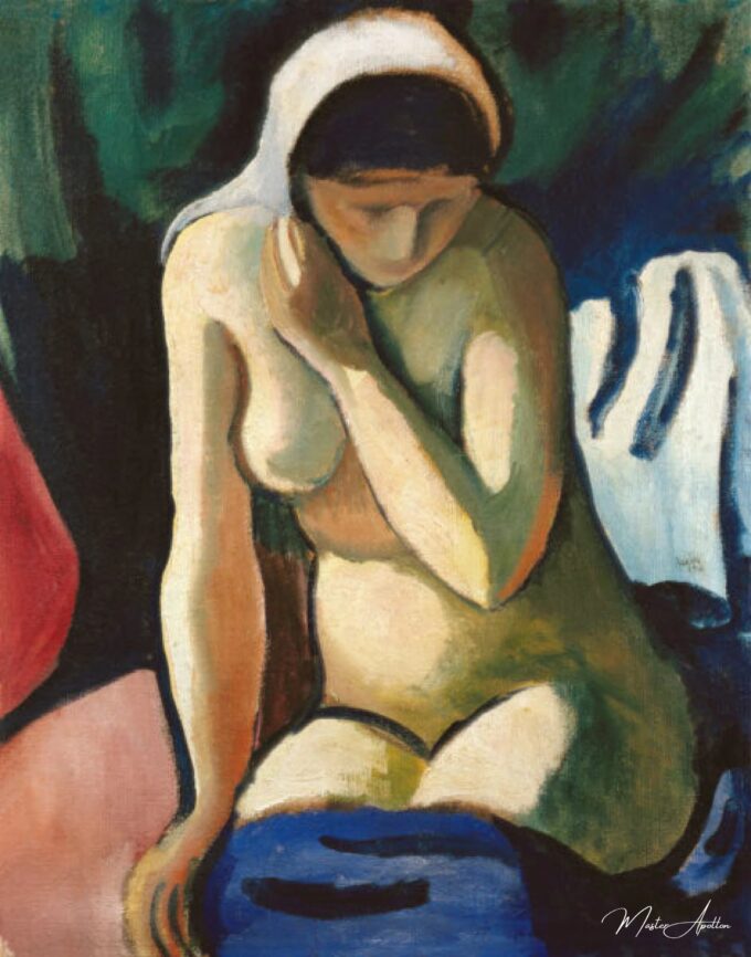 Chica desnuda con un pañuelo – August Macke August Macke 2025-03-13 2