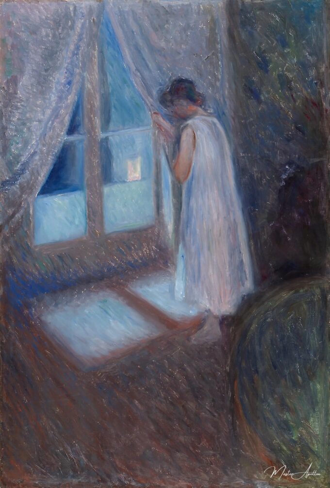 Niña mirando por la ventana – Edvard Munch Edvard Munch 2025-04-17