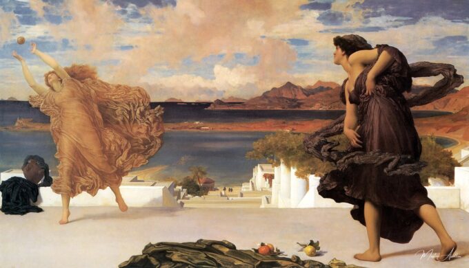 Chicas griegas jugando con una pelota – Frederic Leighton Frederic Leighton 2025-05-20