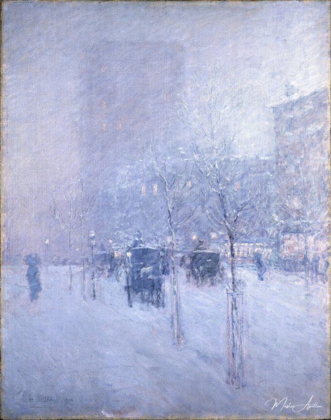 Fin de la tarde, Nueva York, invierno – Childe Hassam Childe Hassam 2025-05-20
