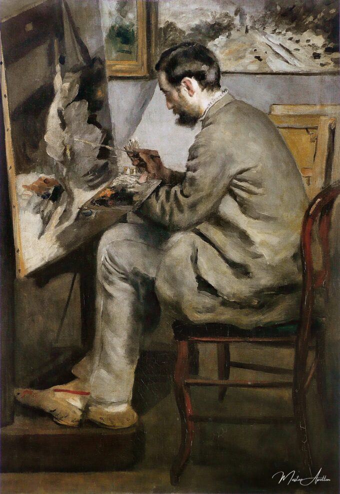 Frédéric Bazille pintando en su caballete – Pierre-Auguste Renoir Pierre-Auguste Renoir 2025-05-09