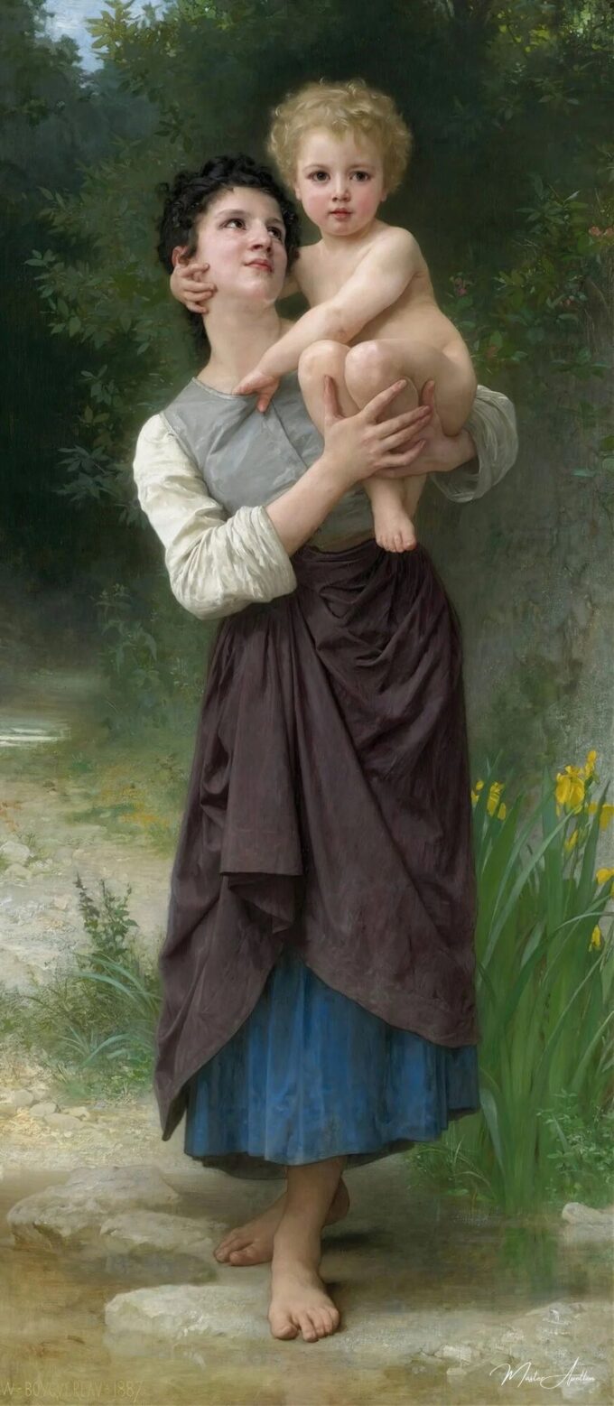 Hermano y hermana – William Bouguereau William Bouguereau 2025-05-20
