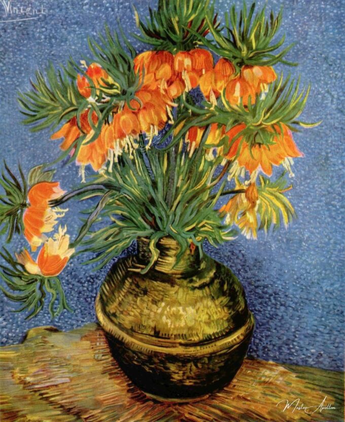 Fritillarias, corona imperial en un jarrón de cobre – Van Gogh Vincent Van Gogh 2025-05-19