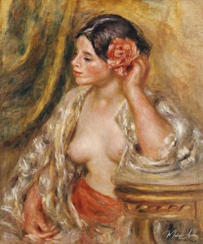 Gabrielle con una rosa en el cabello – Pierre-Auguste Renoir Pierre-Auguste Renoir 2025-05-09