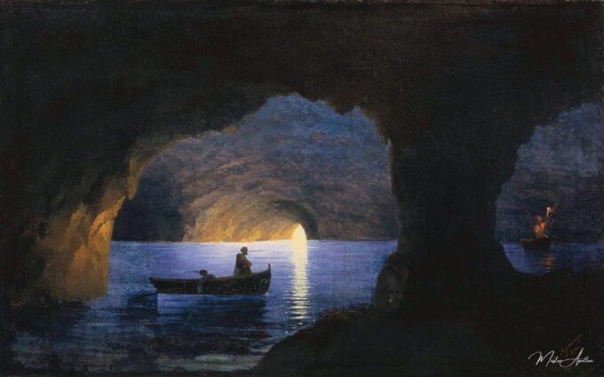 Gruta de azur, Nápoles – Ivan Aïvazovski Ivan Aïvazovski 2025-05-01