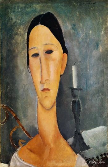 Hanka Zborowska en el fondo de un candelabro – Amedeo Modigliani Amedeo Modigliani 2025-05-21