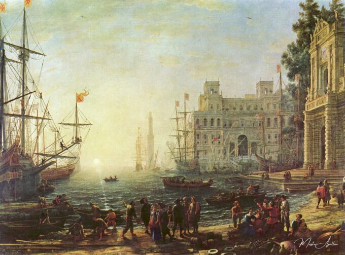 Puerto con Villa Medici – Claude Lorrain Claude Lorrain 2025-05-20