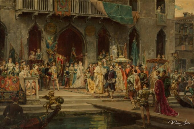 Henri III recibido por el dux Muccinigo en el palacio Foscari – Cesare-Auguste Detti Cesare-Auguste Detti 2025-05-09