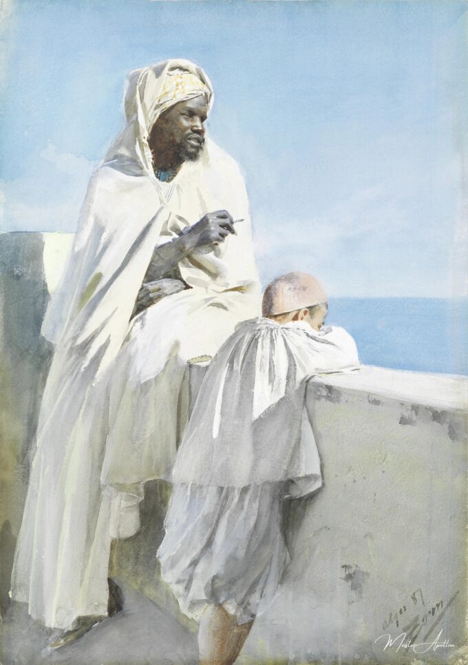 Hombre y niño en Argel – Anders Zorn Anders Zorn 2025-05-20