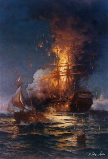 Incendio de la fragata Philadelphia en el puerto de Trípoli – Edward Moran Edward Moran 2025-05-21