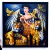 Adele Bloch-Bauer Inspiration - Kesorn | 80 x 80 cm Reproductions de tableaux à la peinture à l’huile