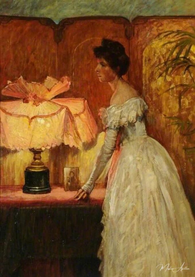 Interior con una dama – Sir Francis Dicksee Sir Francis Dicksee 2025-05-08