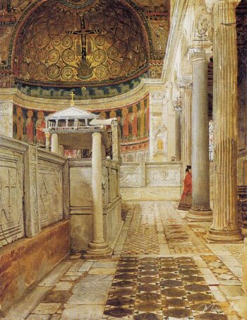 Interior de la iglesia San Clemente, Roma – Lawrence Alma-Tadema Lawrence Alma-Tadema 2025-05-21