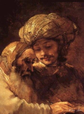 Jacob bendiciendo a los hijos de José (detalle de 375) – Rembrandt van Rijn Rembrandt van Rijn 2025-05-16