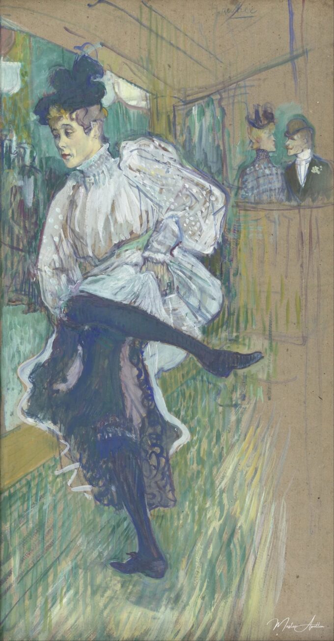 Jane Avril baila – Toulouse Lautrec Henri de Toulouse-Lautrec 2025-05-21