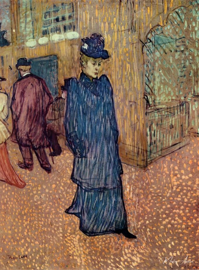 Jane Avril al salir del Moulin Rouge – Toulouse Lautrec Henri de Toulouse-Lautrec 2025-05-15 2