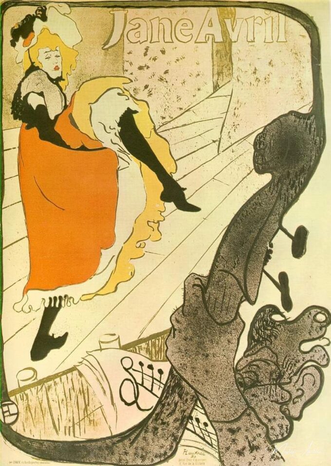 Jane Avril – Toulouse Lautrec Henri de Toulouse-Lautrec 2025-05-21